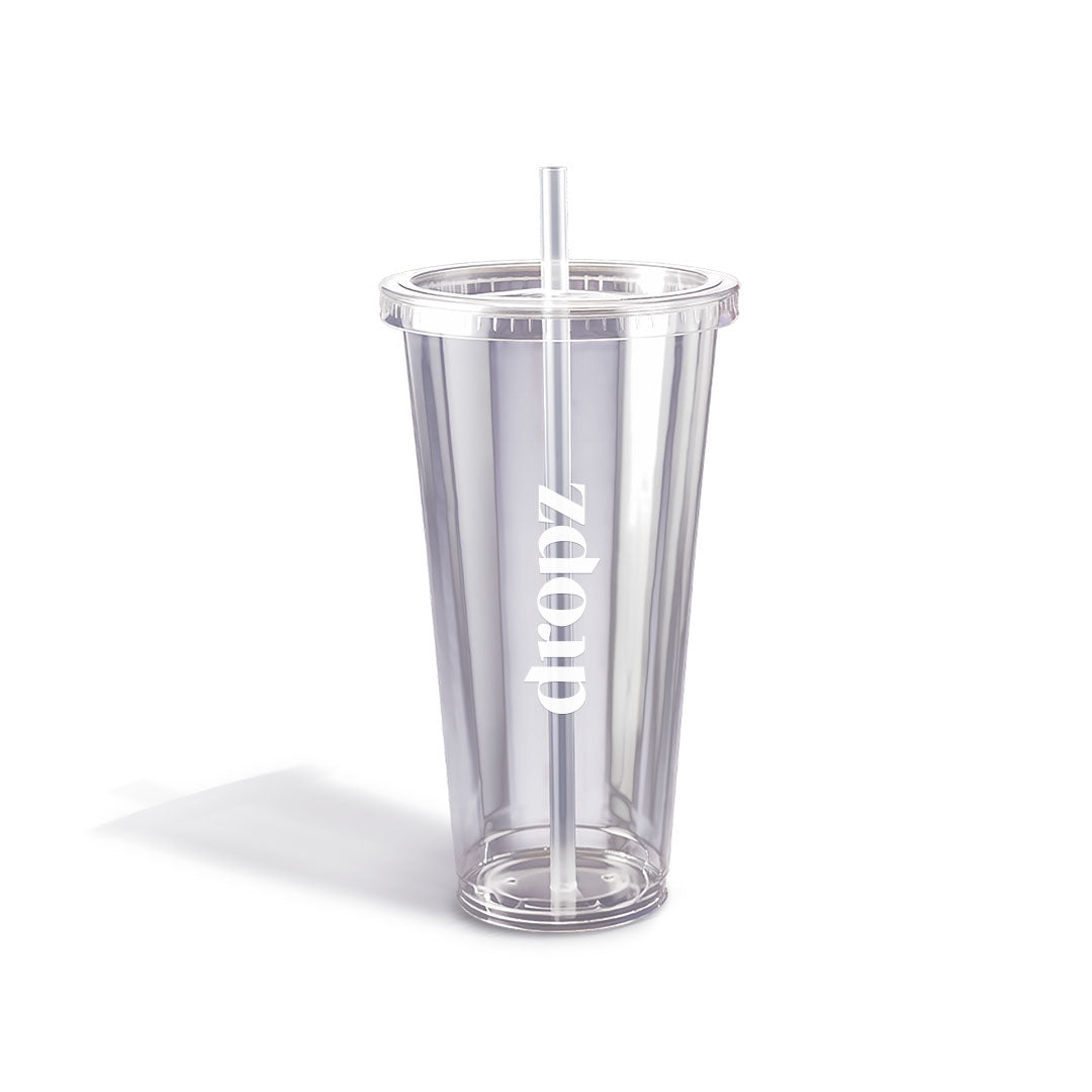 The Clear Dropz Tumbler